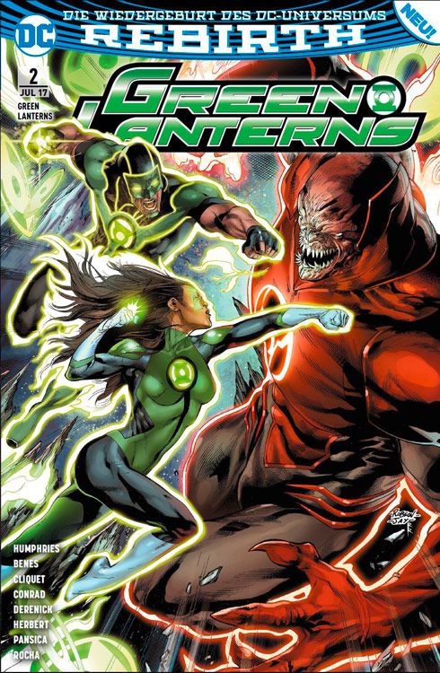 Green Lanterns Die rote Flut