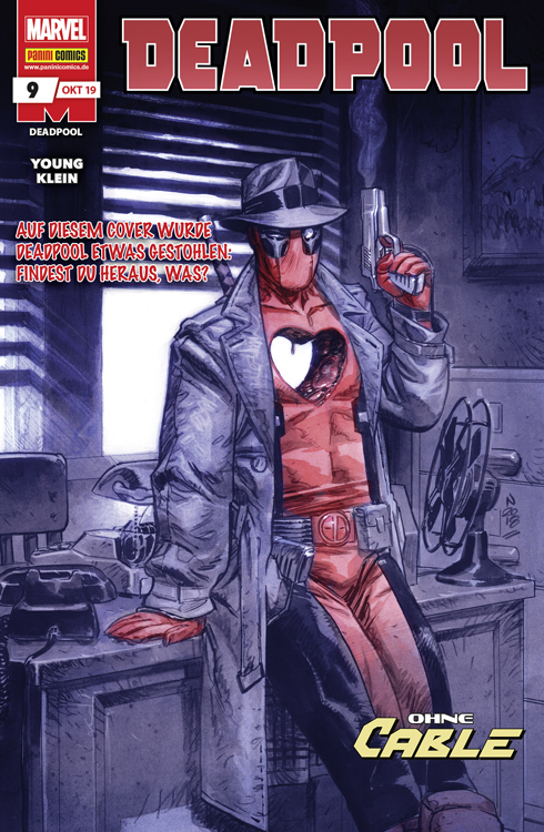 Deadpool (Neustart) Auf diesem Cover wurde Deadpool etwas gestohlen: findest du heraus was?