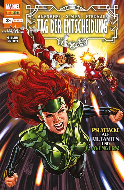 A.X.E. - Tag der Entscheidung Psi-Attacke auf Mutanten und Avengers!