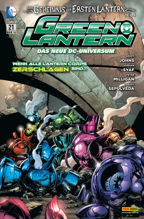 Green Lanter Wenn alle Lantern Corps zerschlagen sind... Bleibt nur noch Furcht!